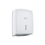 Dispenser prosoape hârtie V, plastic, alb - I-NOVA - T6100PB