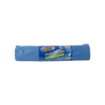 Saci menajeri 120 L, ultrarezistenți, 25 bucăți/rolă, albaștri