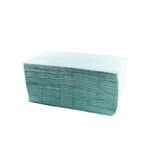 Prosoape de hârtie pliate V verzi, 21 x 25 cm, 250 buc/pac