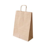 Sacoșe de hârtie cu mâner, 28 x 28 15 cm, 50 buc/set