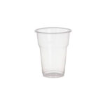 Pahare plastic transparente de unică folosință 250 ml, 50 buc/set