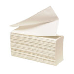 Prosoape de hârtie pliate ZZ albe, 21 x 23 cm, 150 buc/pac