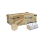 Prosop pliat hârtie V Lucart Econatural V2 190, 21x21 cm, 20 pachete/bax